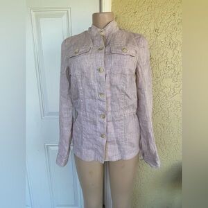 J. McLaughlin Light Pink Utility Jacket